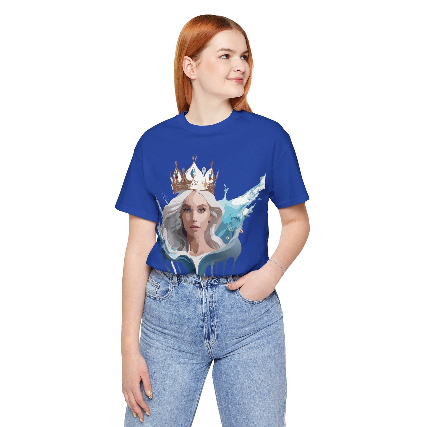 Queen Graphic T Shirt Unisex Jersey Short Sleeve Tee With Vintage Inspired Artwork Adelpha