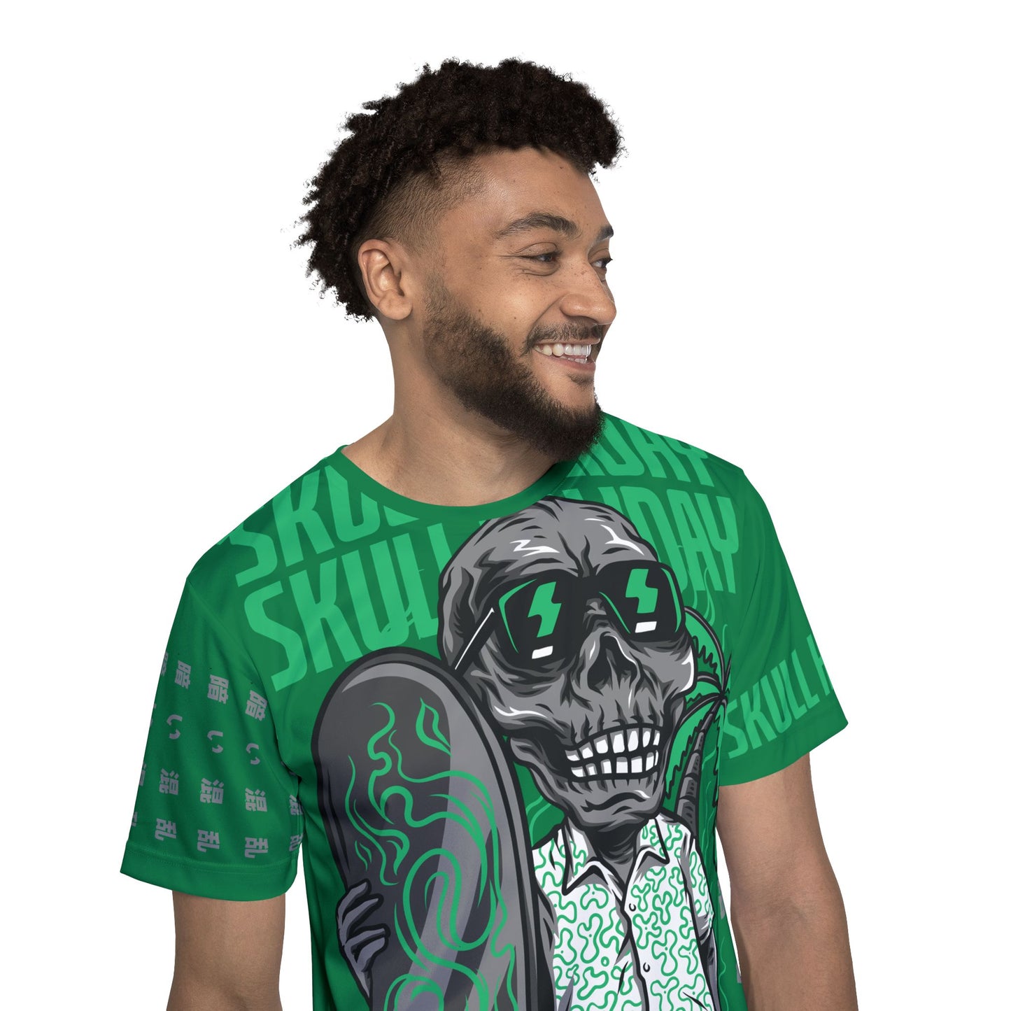 51-Be Fun Graphic T-Shirt, Art Design Poly Shirt, All Over Print Graphic Tee, Monsters T-Shirt, Cartoon Tees