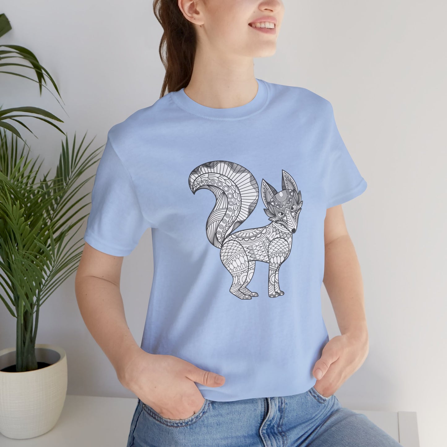 Camiseta unisex con estampado de animales 