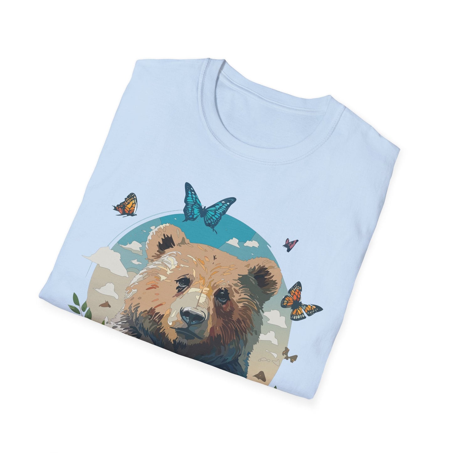 Bear Shirt Teddy Bear Tee Unisex Gildan Softstyle 100 Percent Ring Spun Cotton Tee