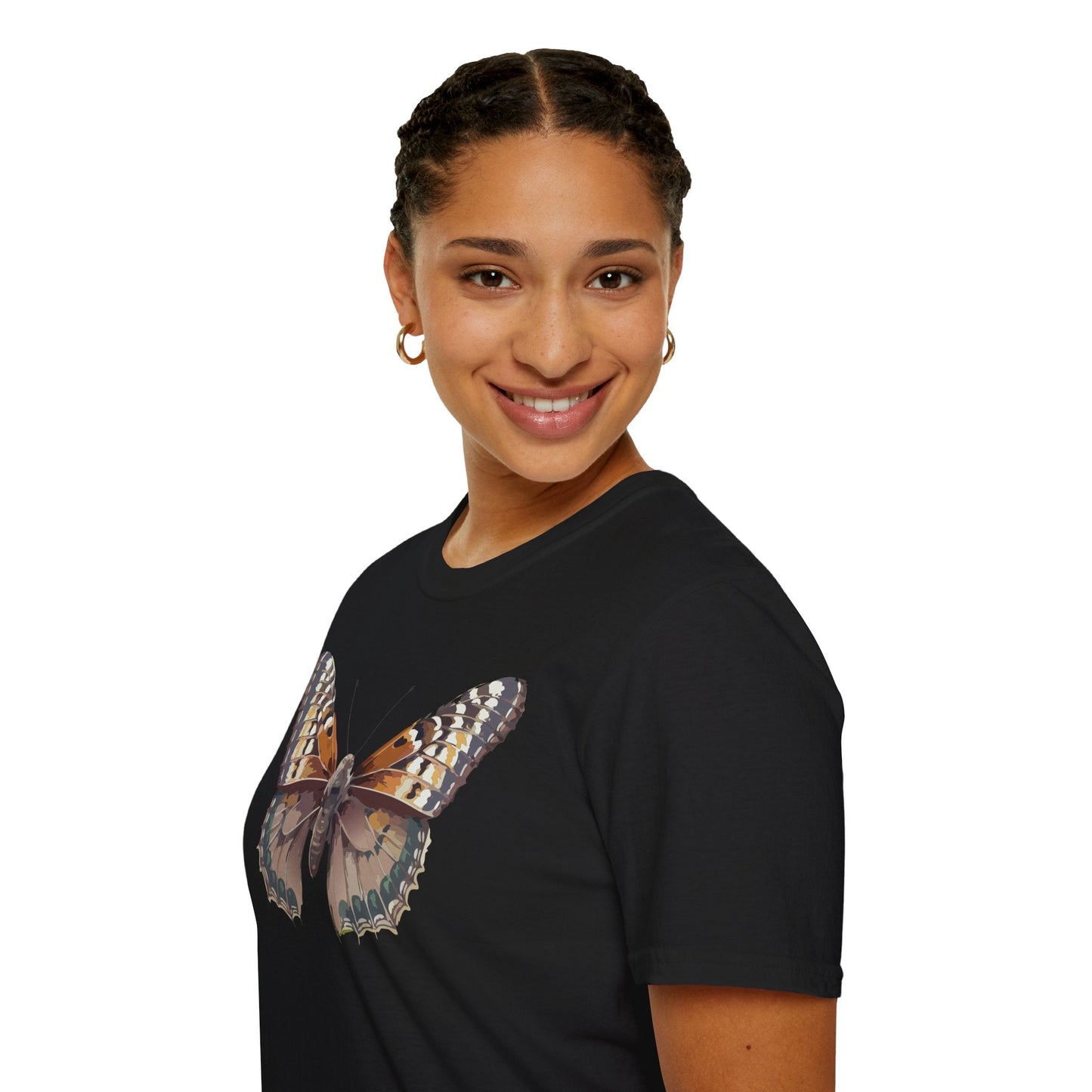 Monarch Butterfly Shirt Unisex T Shirt Design Gildan Softstyle 64000 100 Percent Ring Spun Cotton