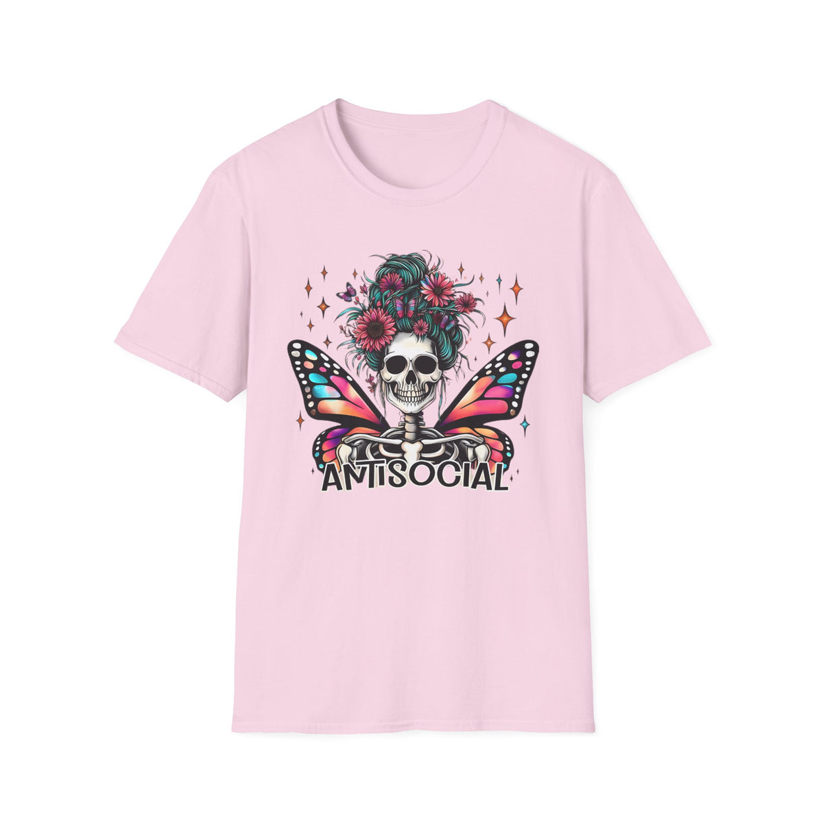 Skull Skeleton Graphic Tee Gildan Unisex 100 Cotton Tee Shirt m44