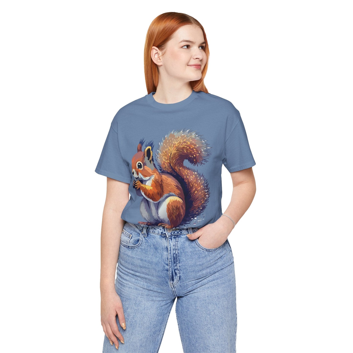 Unisex Animal Print Tee Shirt With Wild Animals Artwork Gildan Softstyle 64000 Cotton
