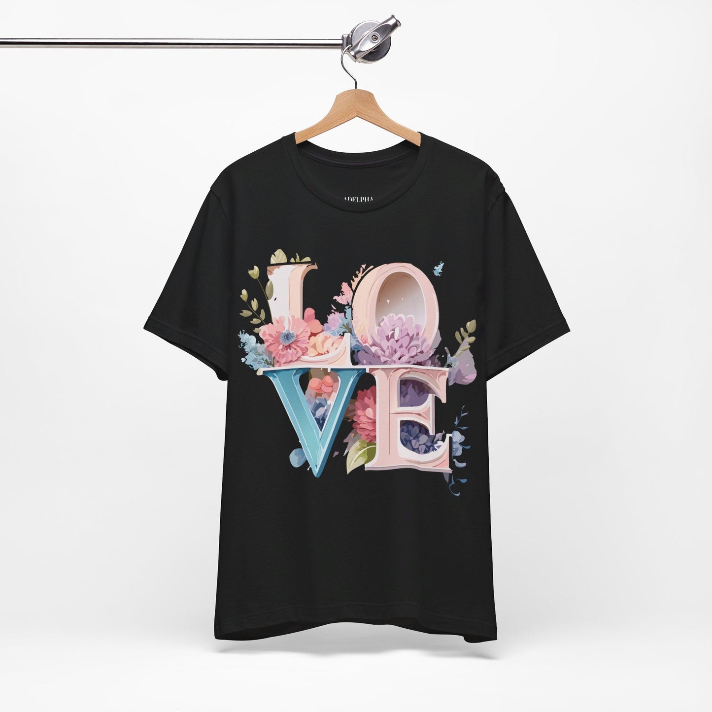 Valentine Graphic Tee Unisex Short Sleeve Premium Art Design By Adelpha Vintage Illustration