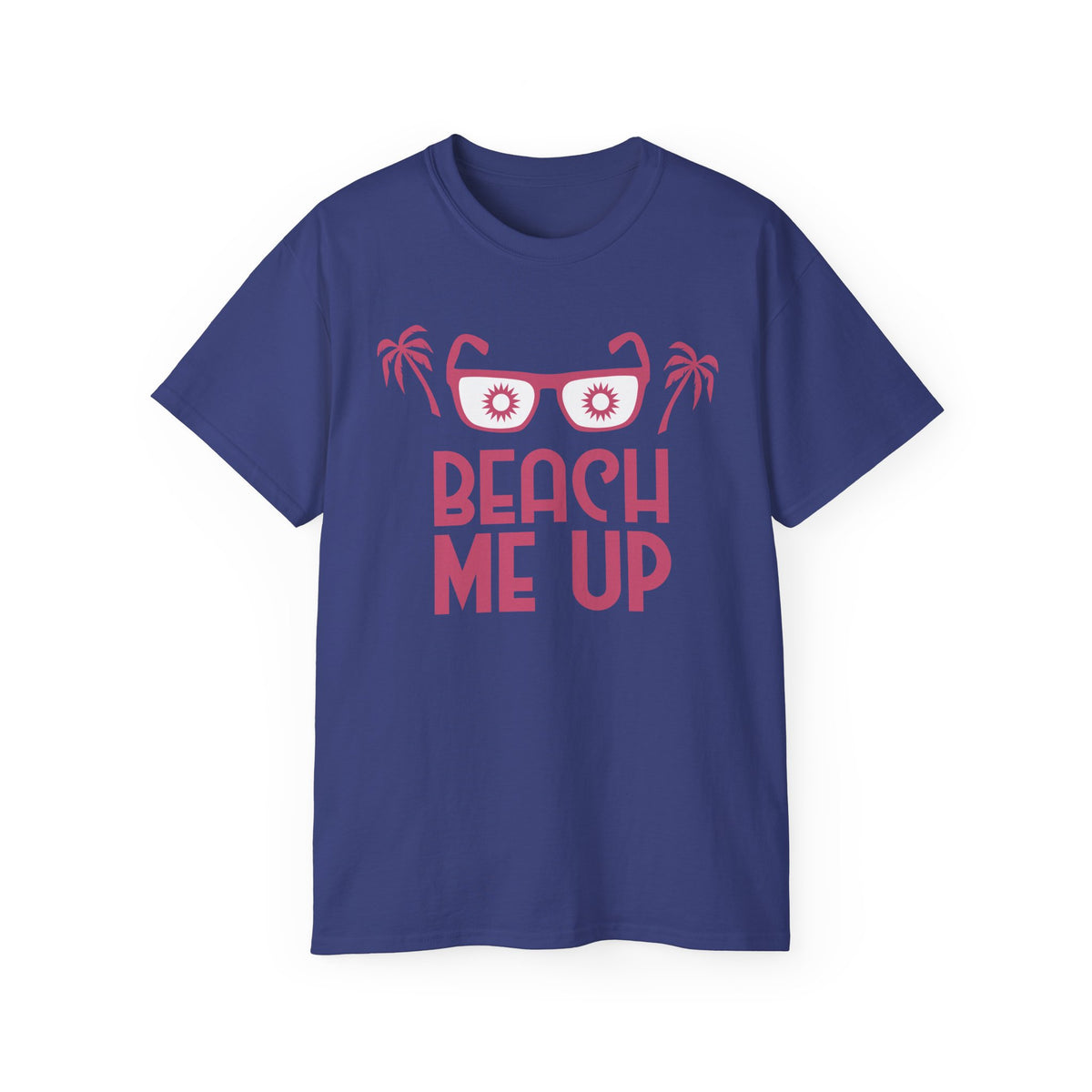Beach Me Up Tee | Sunglasses Palm Trees Retro Pink Summer Shirt