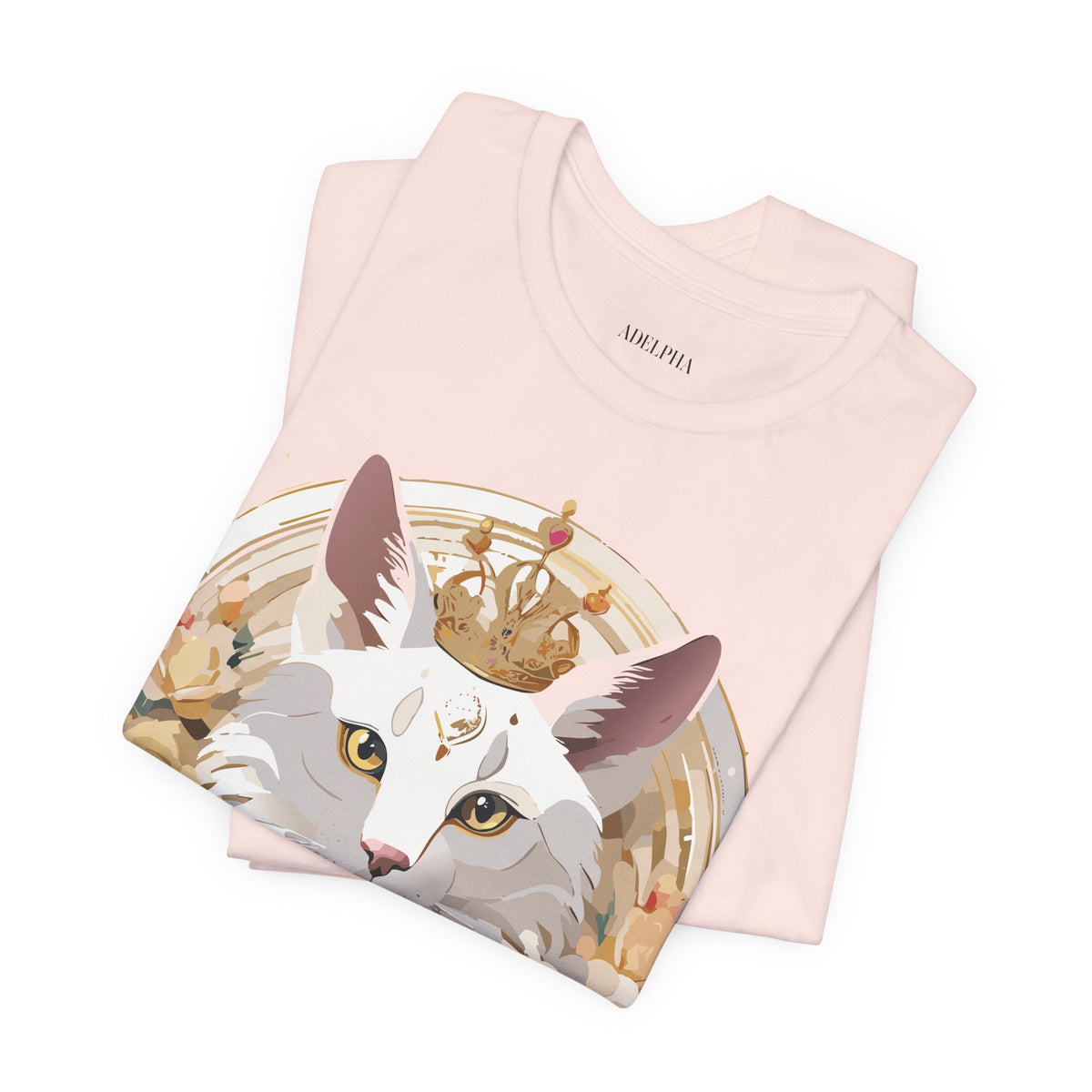 Medallion Graphic Unisex Cotton Bella+Canvas Tee with Art Design d39