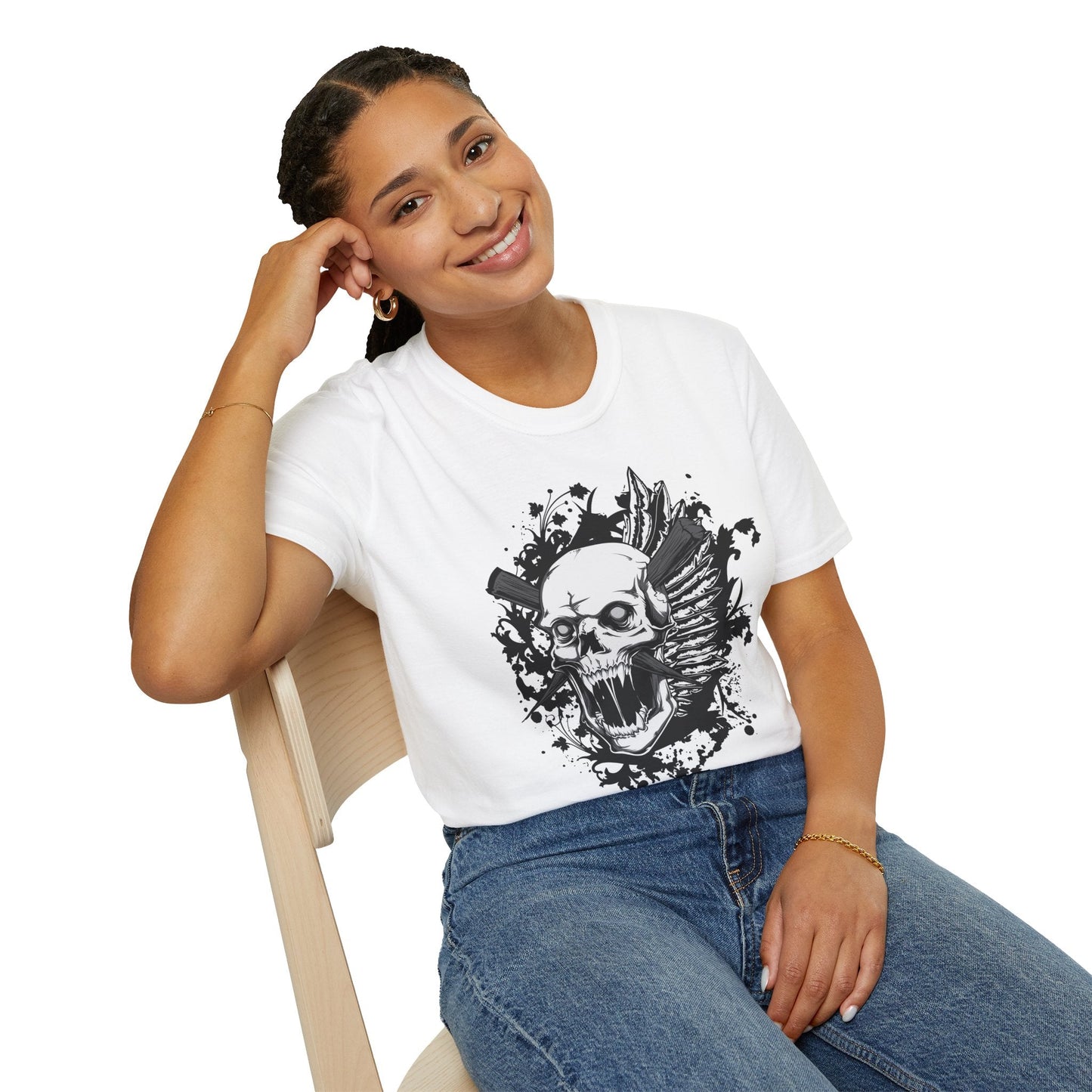 Art Design Graphic Tee Shirt Unisex Softstyle Gildan 64000 100 Percent Ring Spun Cotton
