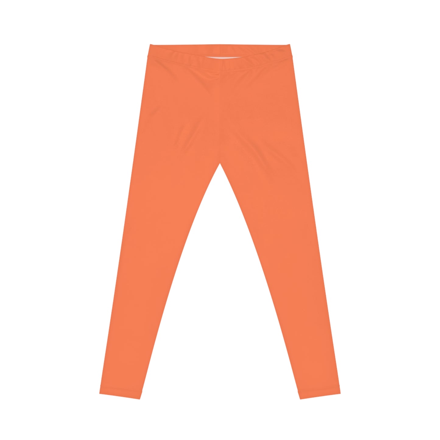 Summer Gold Color Women's Poly-Span Casual Leggings XS-2XL