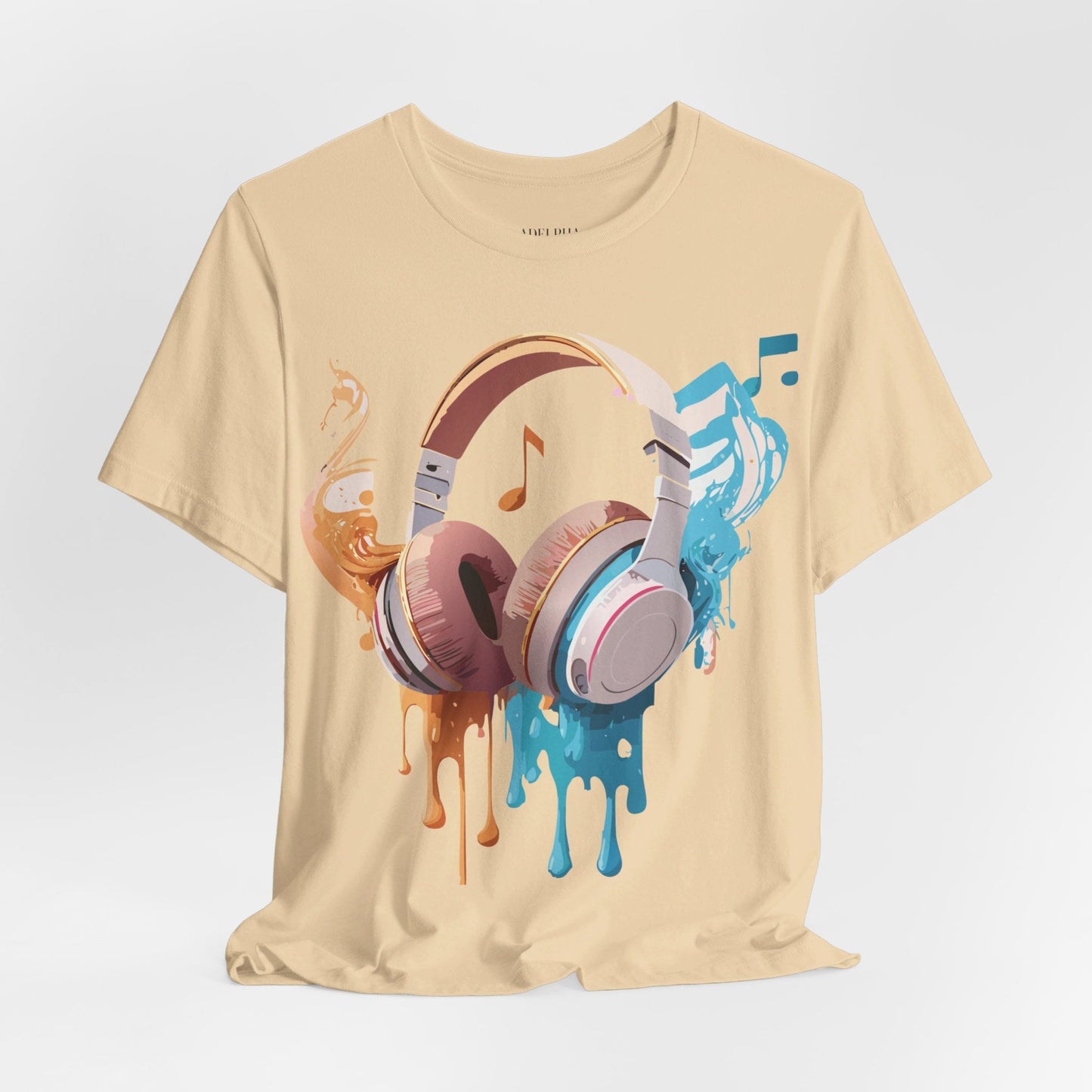 Unisex Graphic T Shirt With Vintage Music Inspired Artwork From Adelpha Short Sleeve Tee