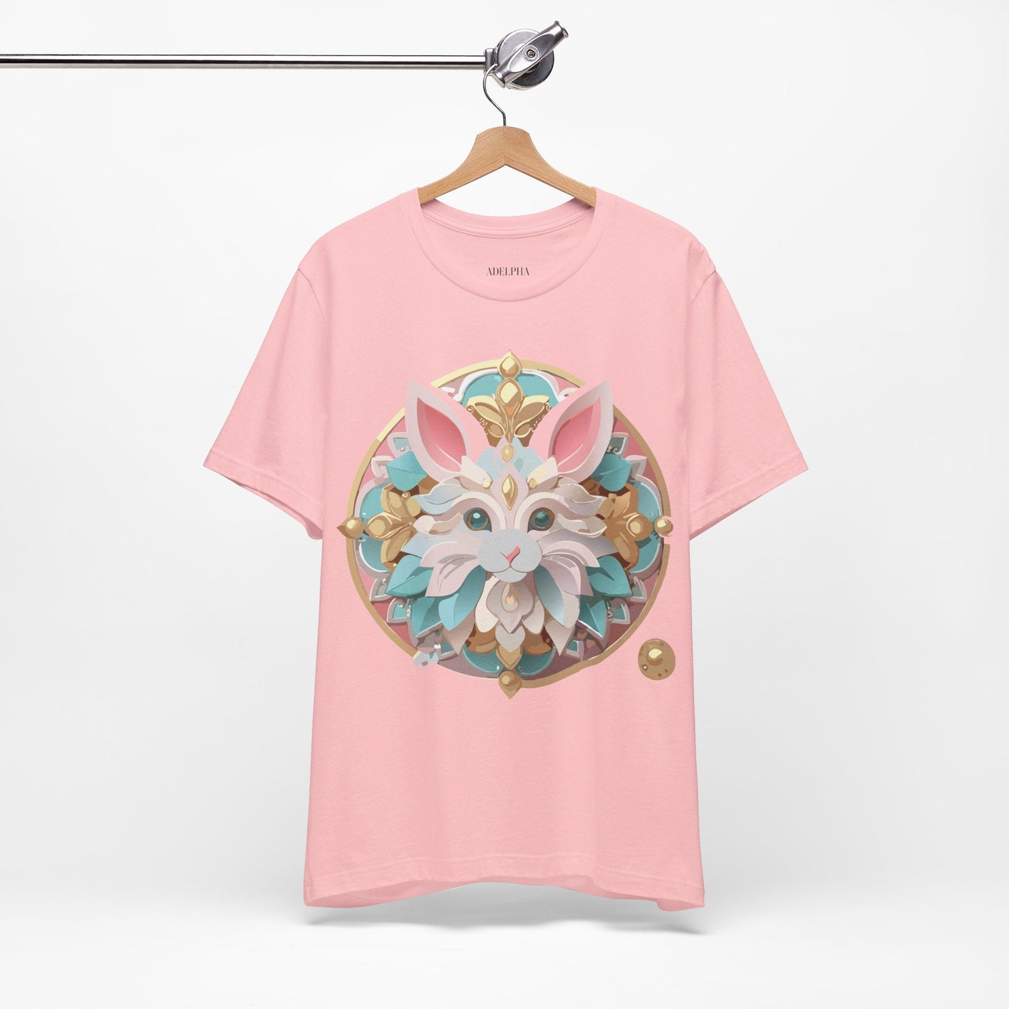 Medallion Graphic Unisex 100 Cotton Vintage Animal Medal Artwork Tee 88