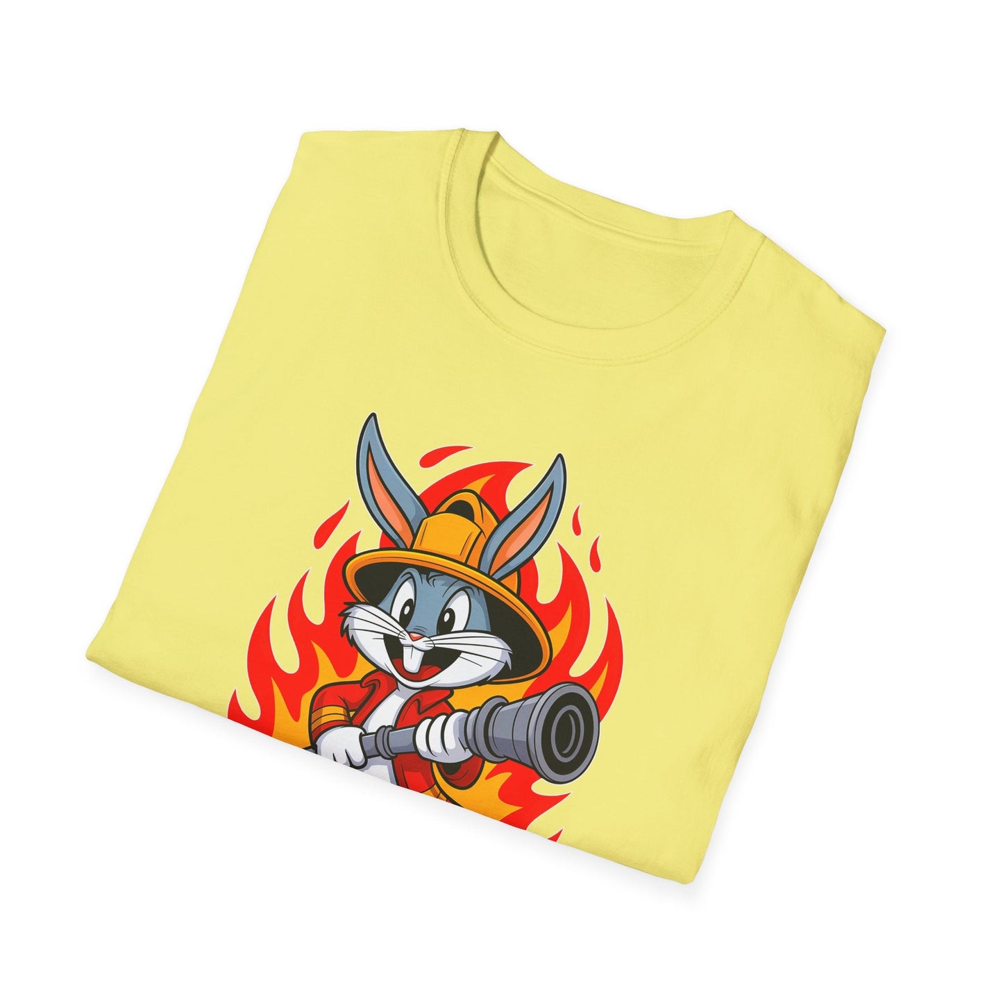 Bugs Bunny T Shirt Unisex Cartoon Graphic Tee 100 Percent Ring Spun Cotton Softstyle