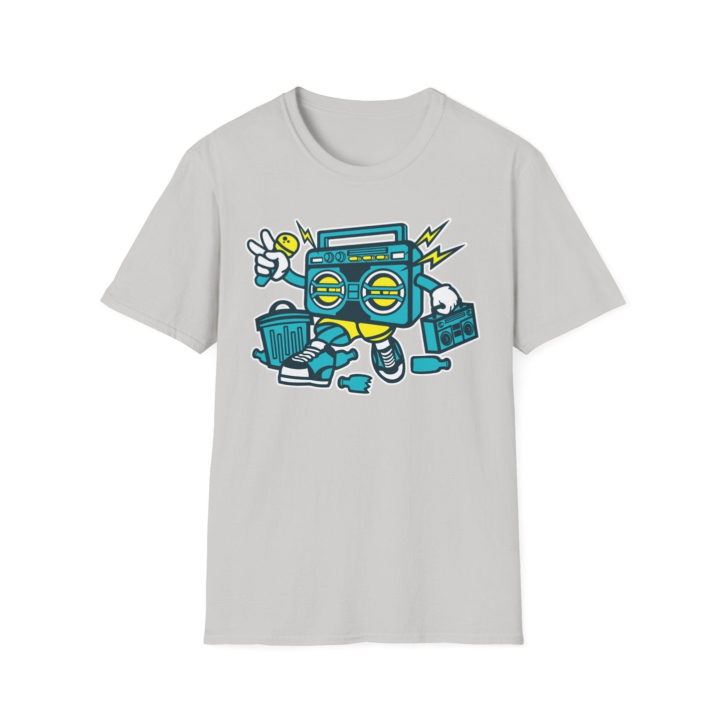 Cartoon T Shirt Animation Tee Funny Unisex Gildan Softstyle 64000 100 Percent Ring Spun Cotton