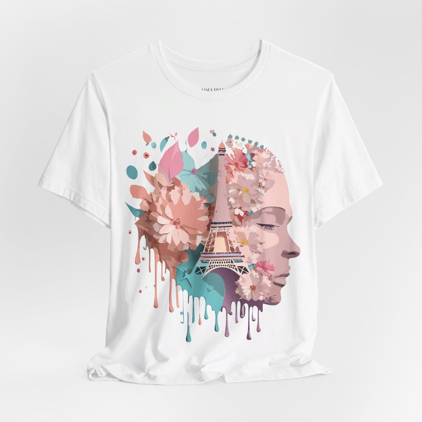 Paris Tourist Shirt Unisex Graphic Tee Featuring Adelpha Vintage Art Design Premium Comfort