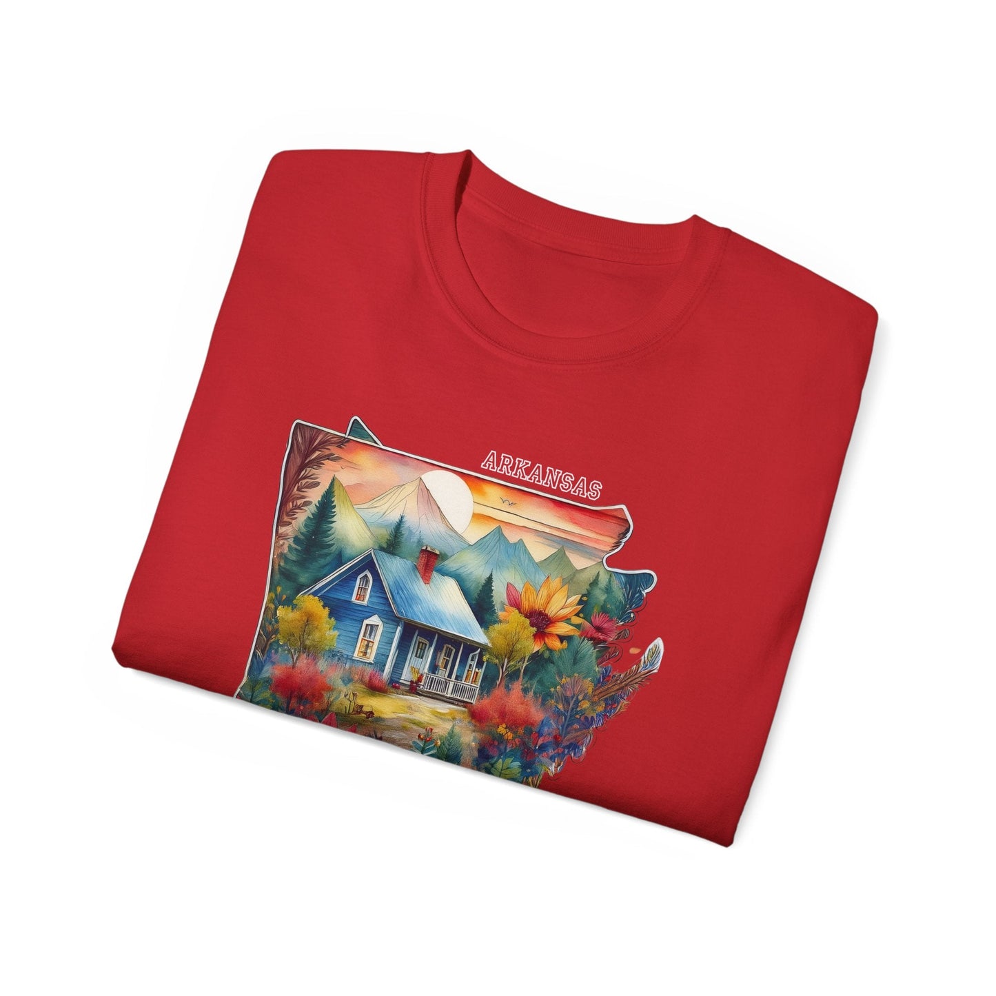 Arkansas Graphic Unisex Cotton T‑Shirt 2