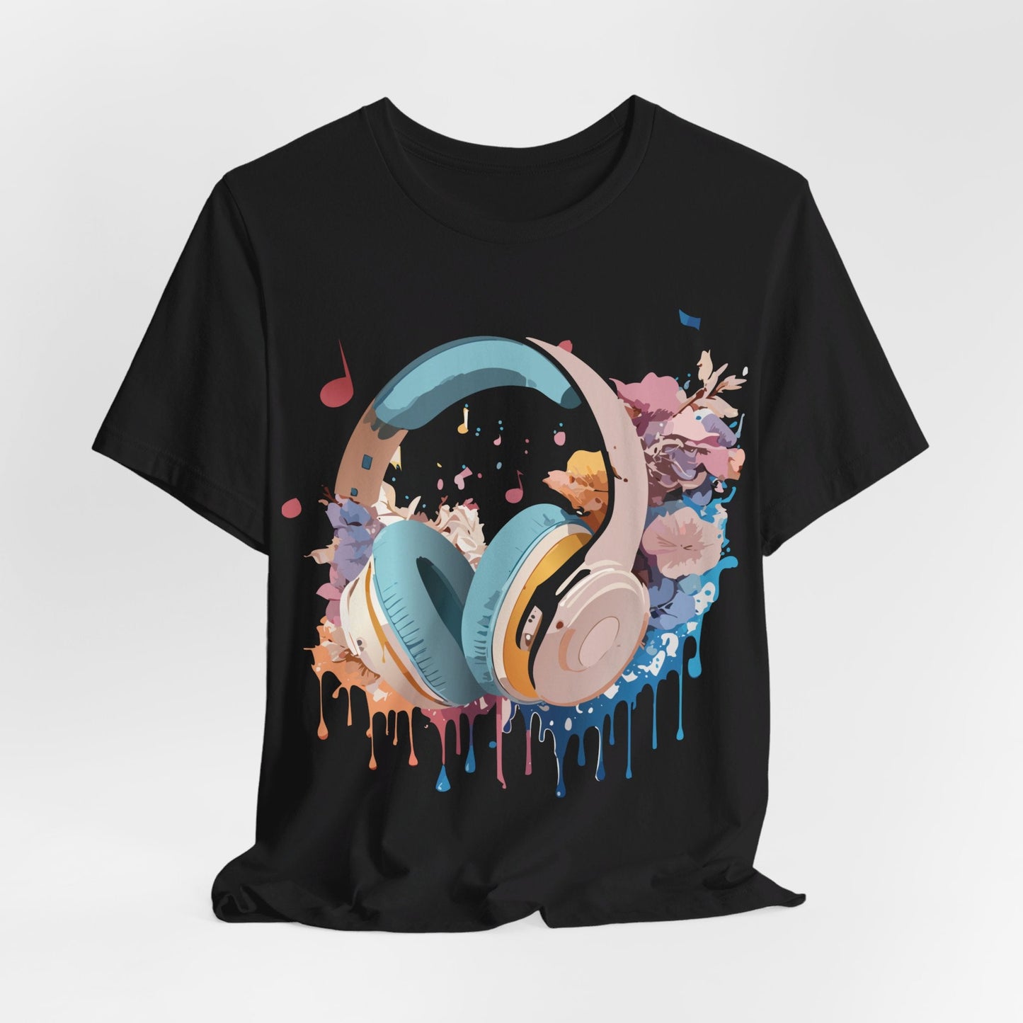 Music Graphic T Shirt Unisex Short Sleeve Tee Adelpha Vintage Inspired Art For Casual Everyday Wear