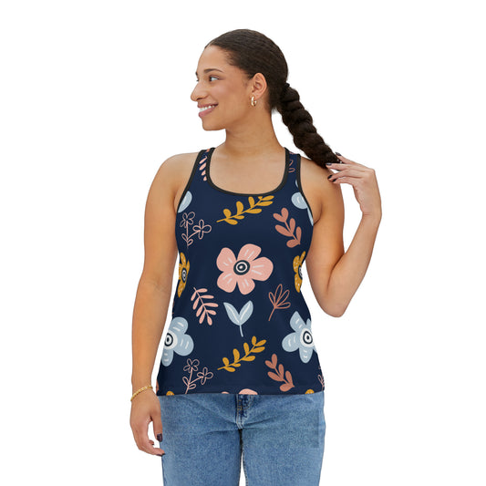 Summer Tank Top with floral prints