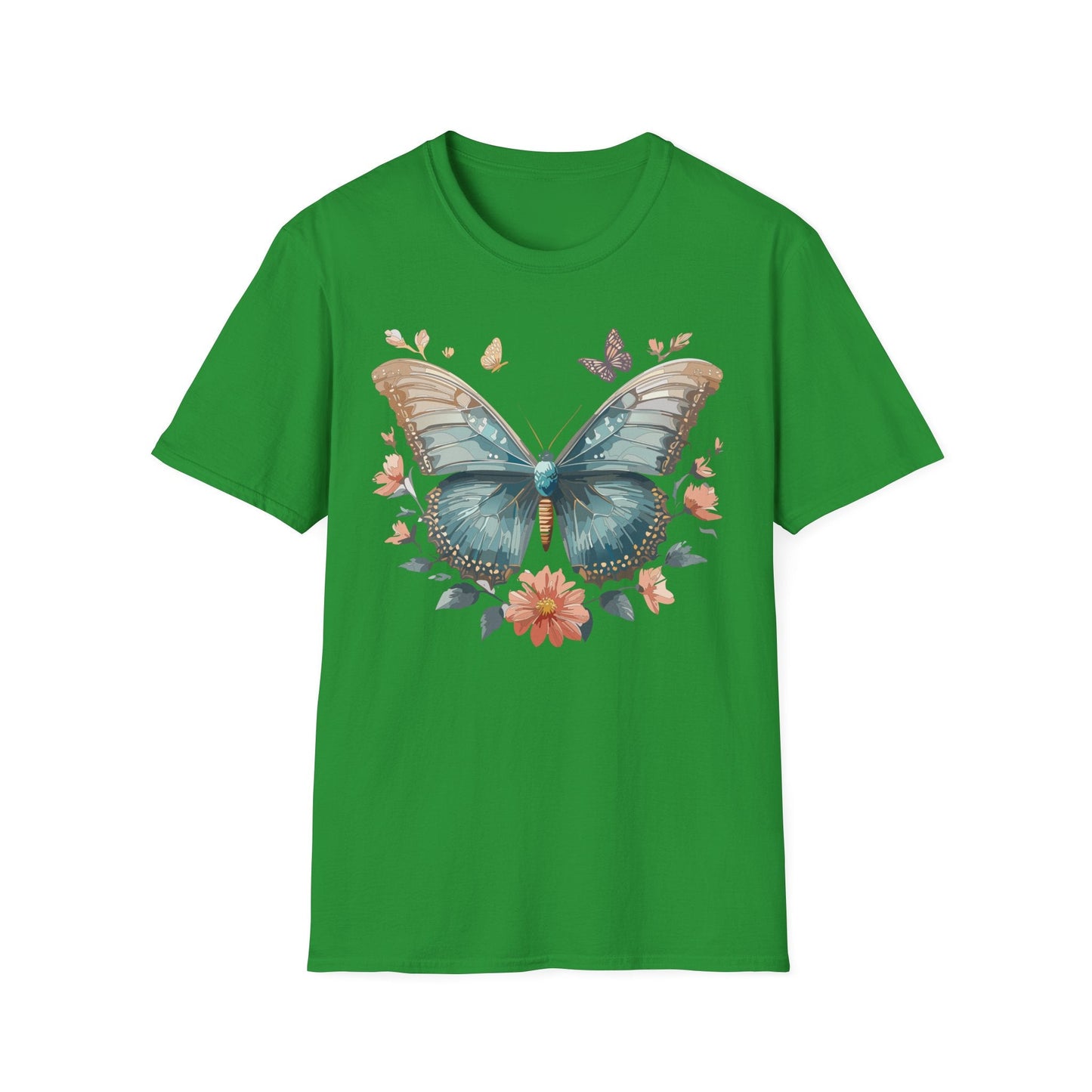 Butterfly Shirt Unisex Monarch T Shirt Gildan Softstyle 64000 Ring Spun Cotton Tee Breathable Comfort