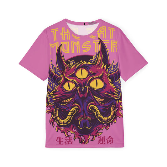 43-Be Fun Graphic T-Shirt, Art Design Poly Shirt, All Over Print Graphic Tee, Monsters T-Shirt, Cartoon Tees