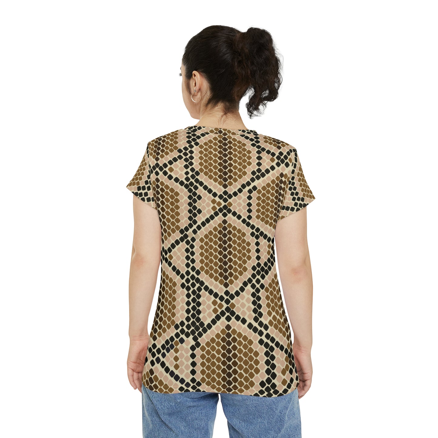 Poly-Span Shirt with animal prints