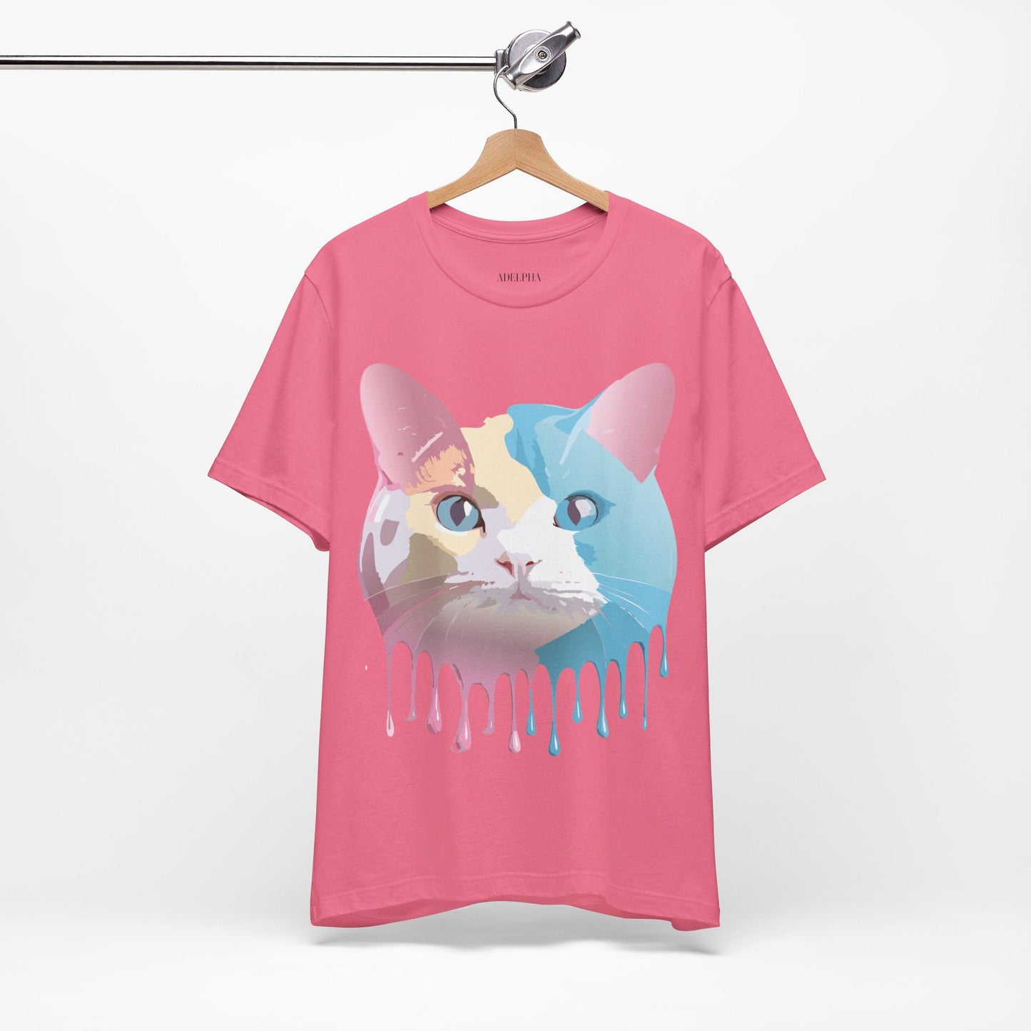 Cat Graphic Tee Unisex Jersey Short Sleeve By Adelpha Art Design