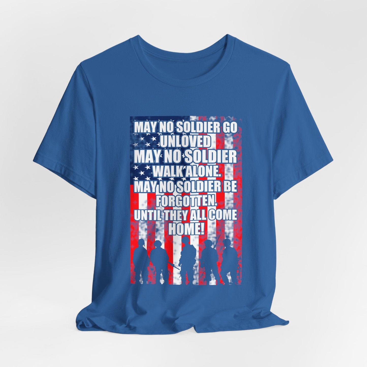 Army Veteran Patriotic Graphic Design Unisex Cotton T-Shirt v49
