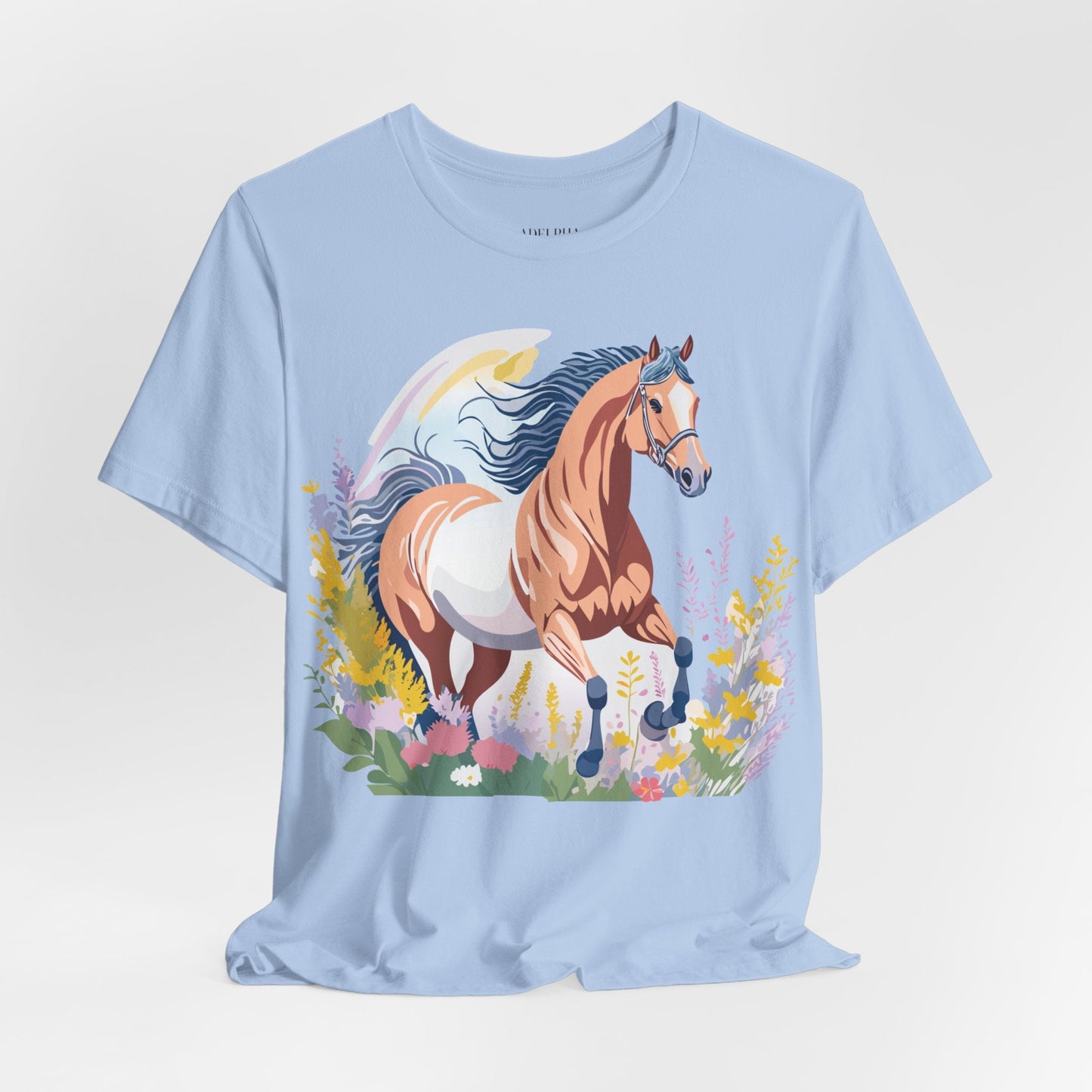 Horse Graphic Unisex 100 Cotton Vintage Animal Art T-Shirt 5