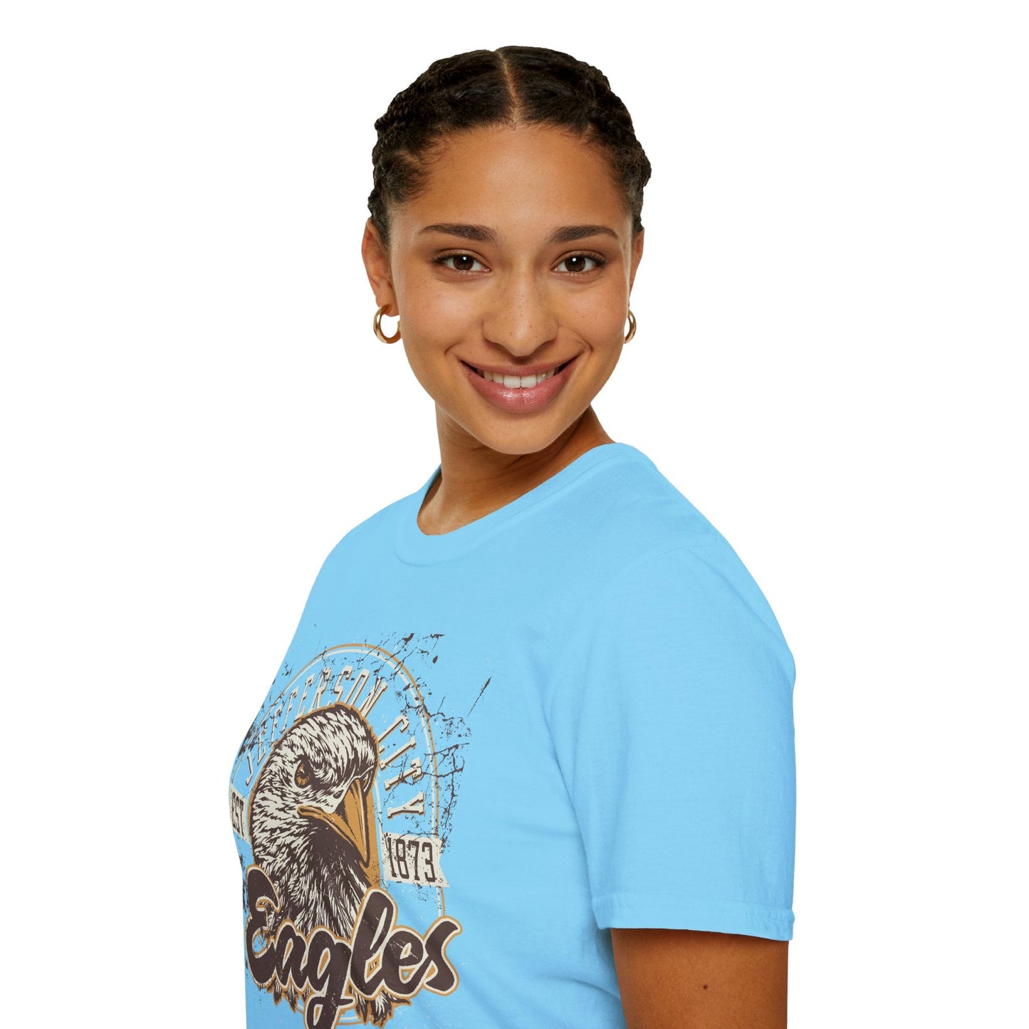 Unisex Art Design Graphic Tee Shirt With Graphic Design Gildan Softstyle 64000 For Comfort