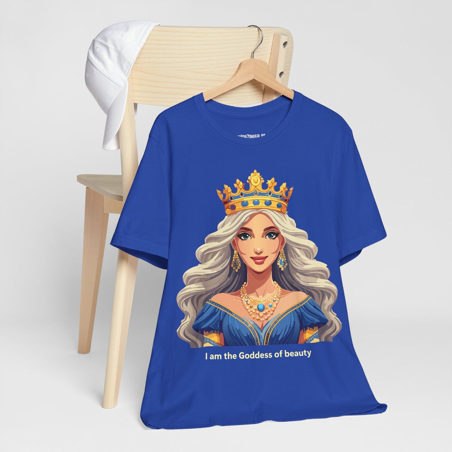 Goddess Shirt Unisex Graphic Tee Cotton Short Sleeve Vintage Inspired Original Art Retro2Nova