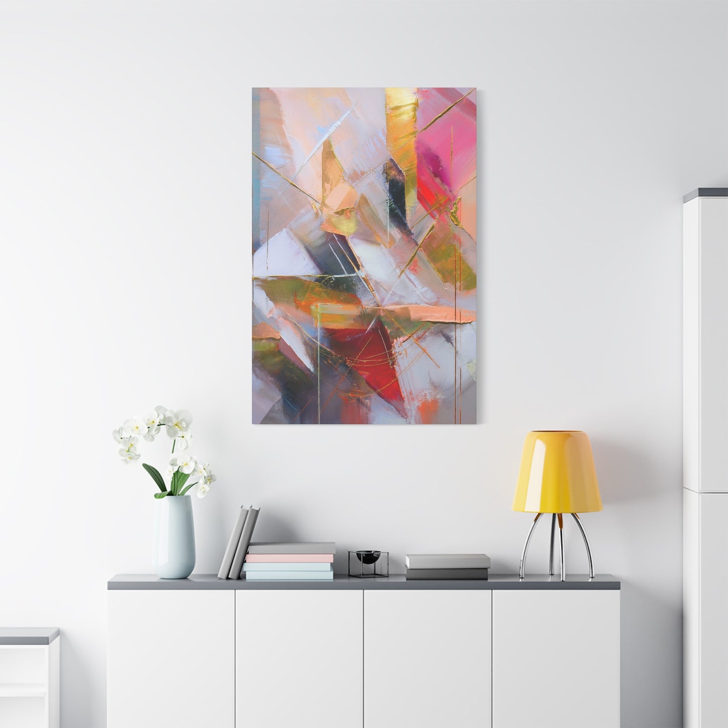 Abstract Oil Painting Print Canvas 20x24,20x30,24x30 24x32,24x36,30x40 32x48,36x48,40x60 Pine-Wood Inner Frame ABS-179
