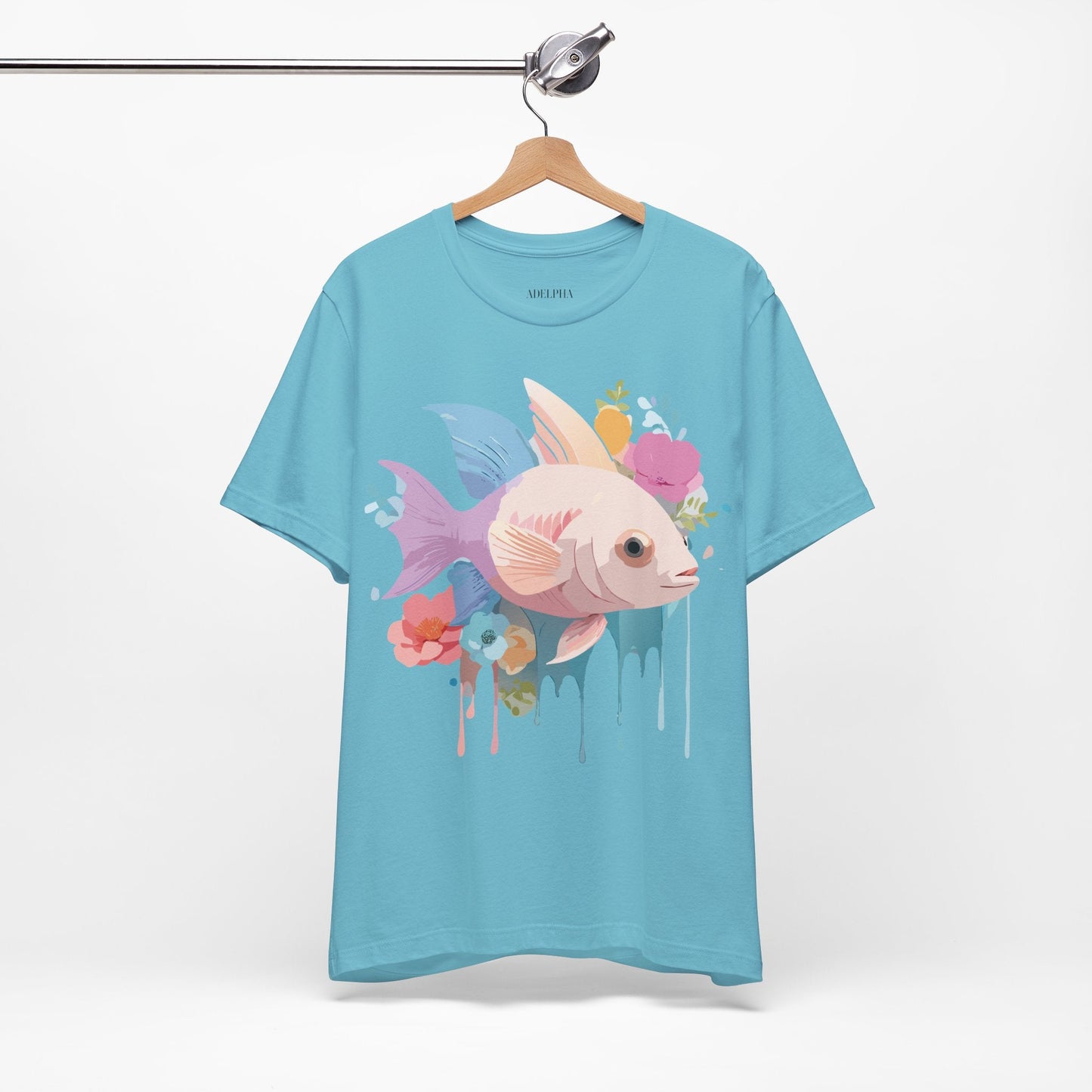 Adelpha Graphic Unisex Tee With Vintage Inspired Artwork Short Sleeve Premium Quality Cotton