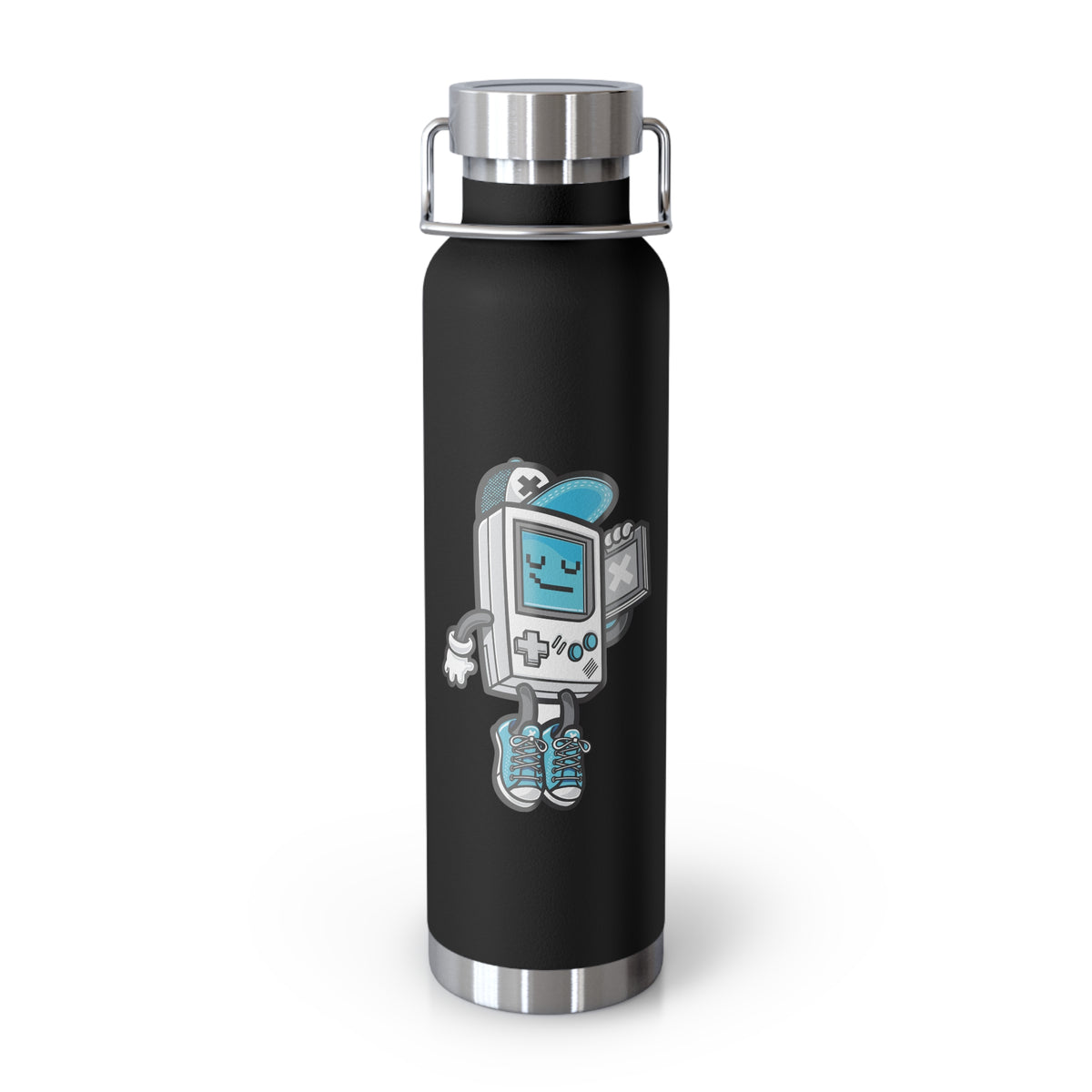 22oz Copper Insulated Water Bottle with Cartoon Design - CV82