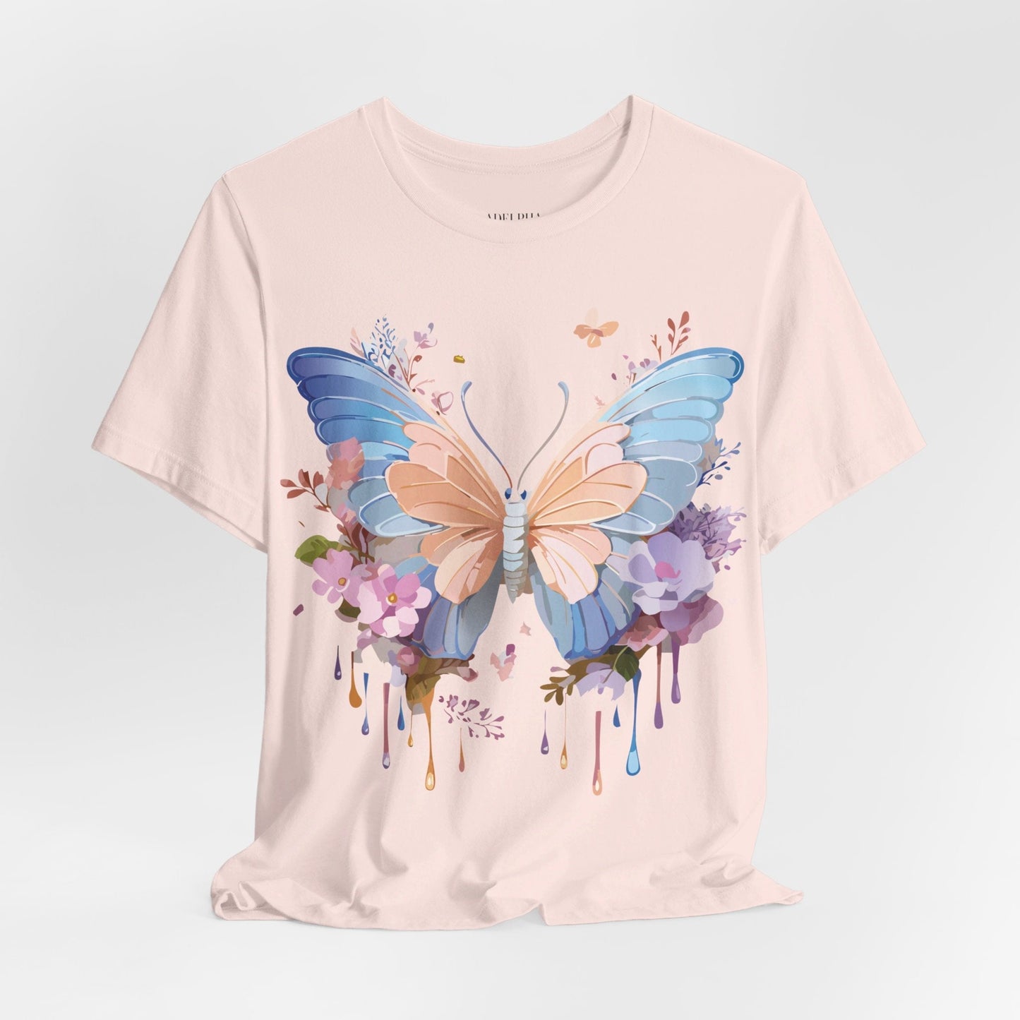 Butterfly Graphic Tee Unisex Jersey Short Sleeve Art Design Adelpha