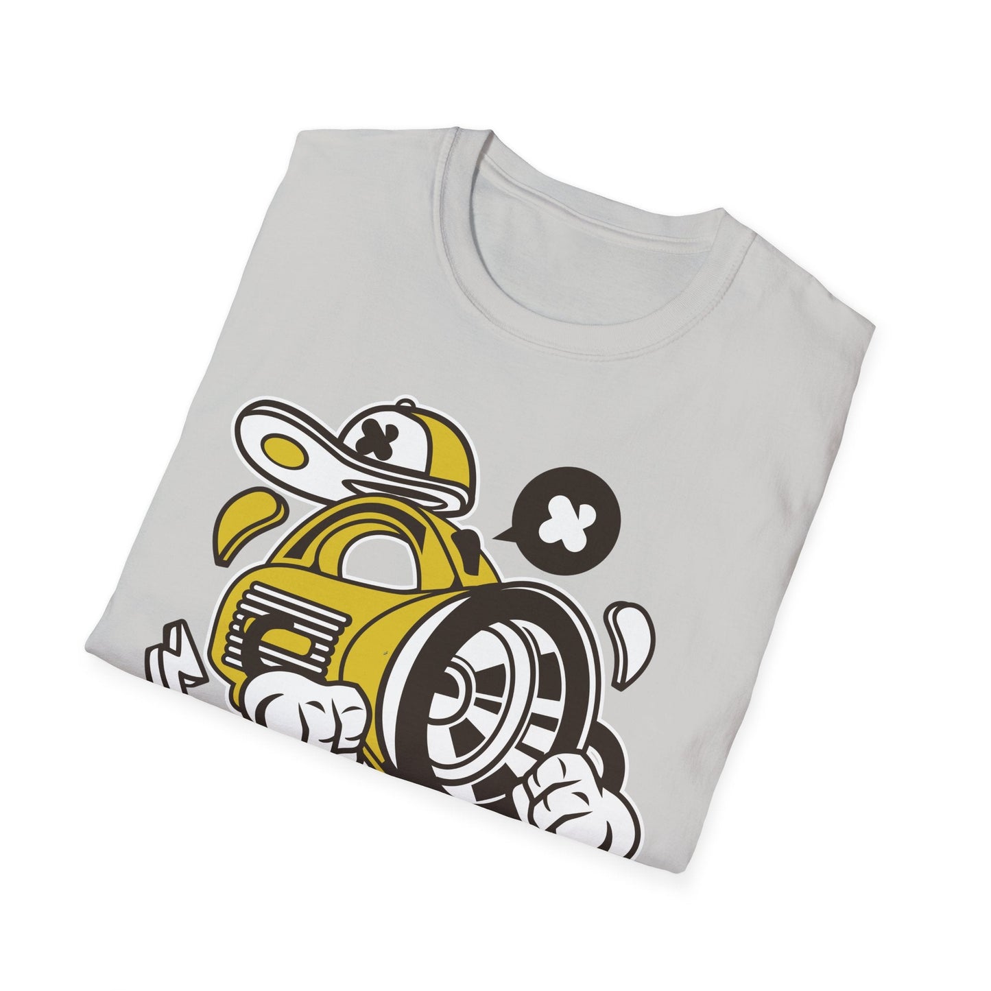 Cartoon T Shirt Animation Tee Funny Tee Unisex Softstyle Cotton Tee Gildan 64000