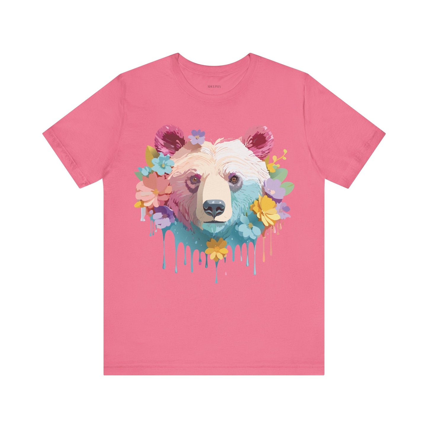 Bear Graphic Tee By Adelpha Unisex Short Sleeve Shirt Vintage Inspired Artwork