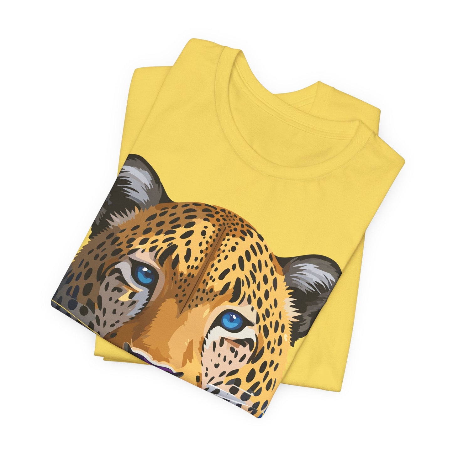 Unisex Animal Graphic Tee Shirt With Wildlife Art Design For Everyday Comfort Short Sleeve