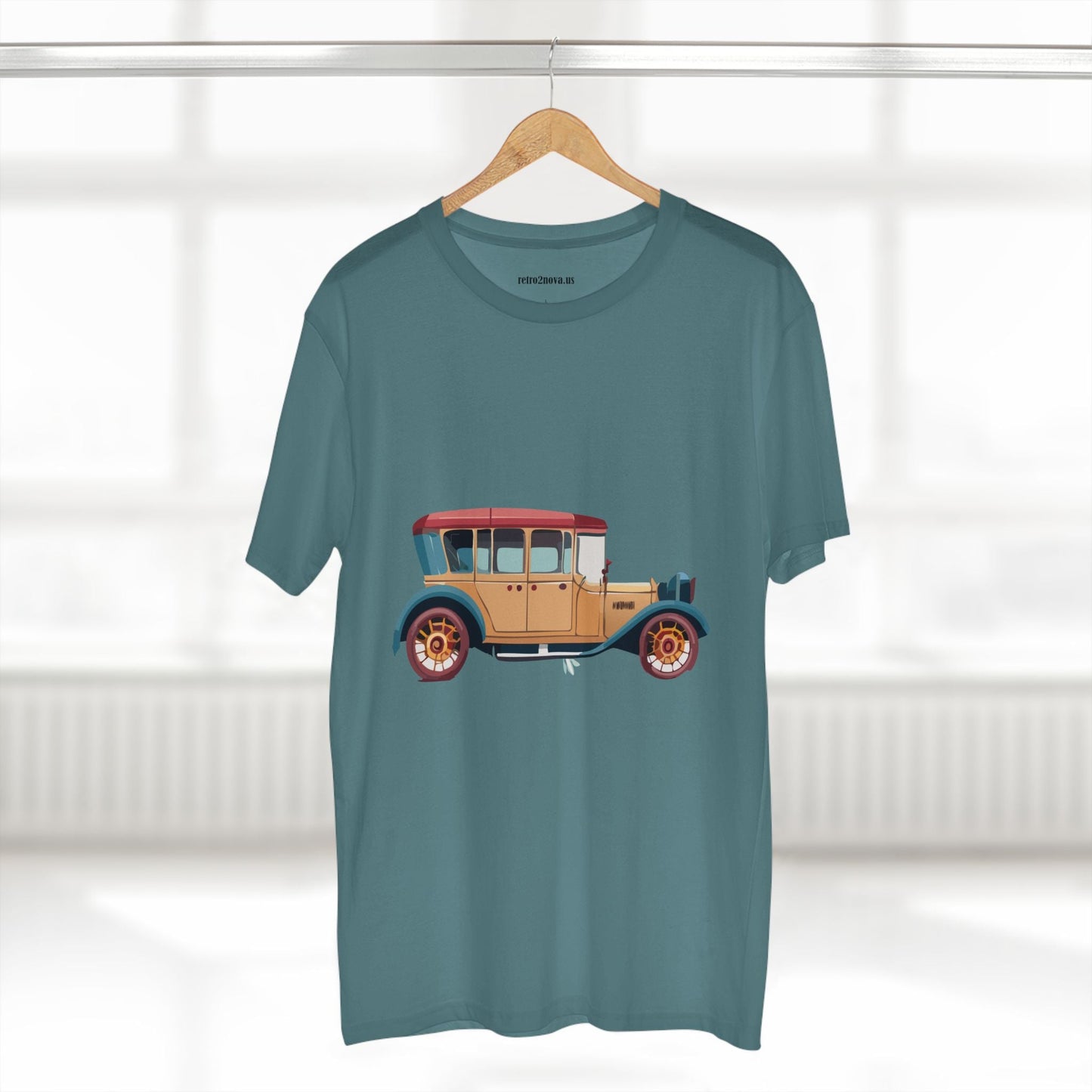 Retro Car Shirts Vintage Car Shirts RC5 Unisex Premium Cotton Art Tee With Original Design