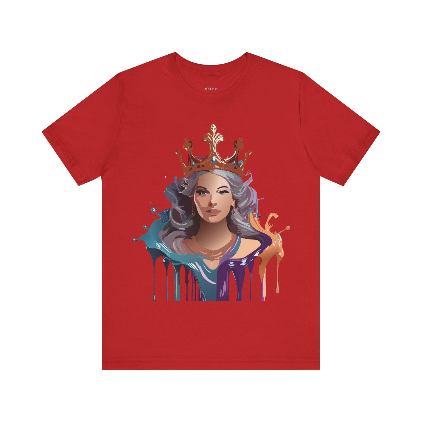 Queen Graphic Tee By Adelpha Art Design Unisex Short Sleeve Vintage Inspired Shirt