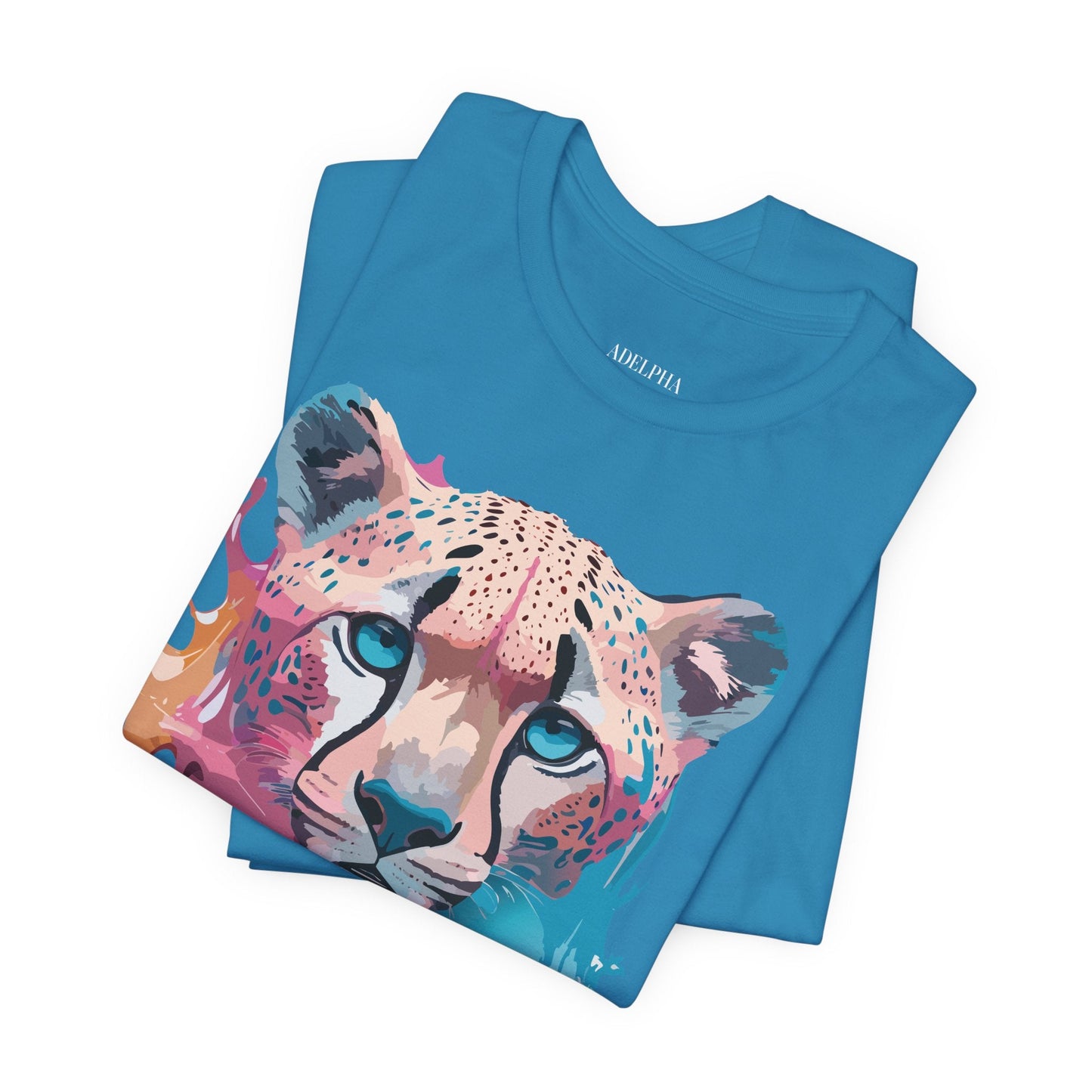 Cheetah Graphic Unisex 100 Cotton Artwork Tee 12