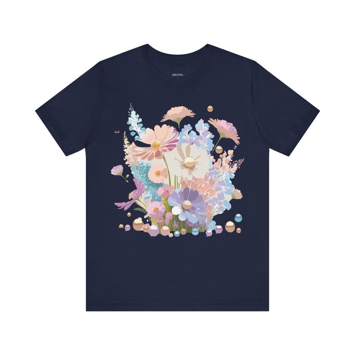 Floral Graphic Tee Shirt - Bella+Canvas Unisex 100 Cotton 15