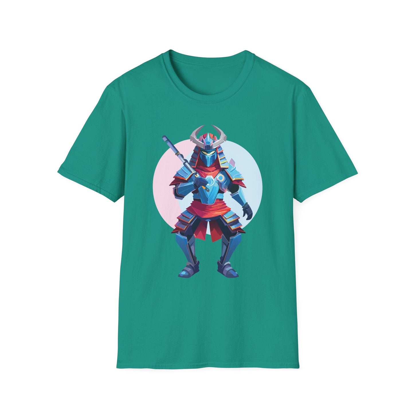 Samurai T Shirt Unisex Softstyle Tee Made From 100 Percent Ring Spun Cotton Gildan 64000