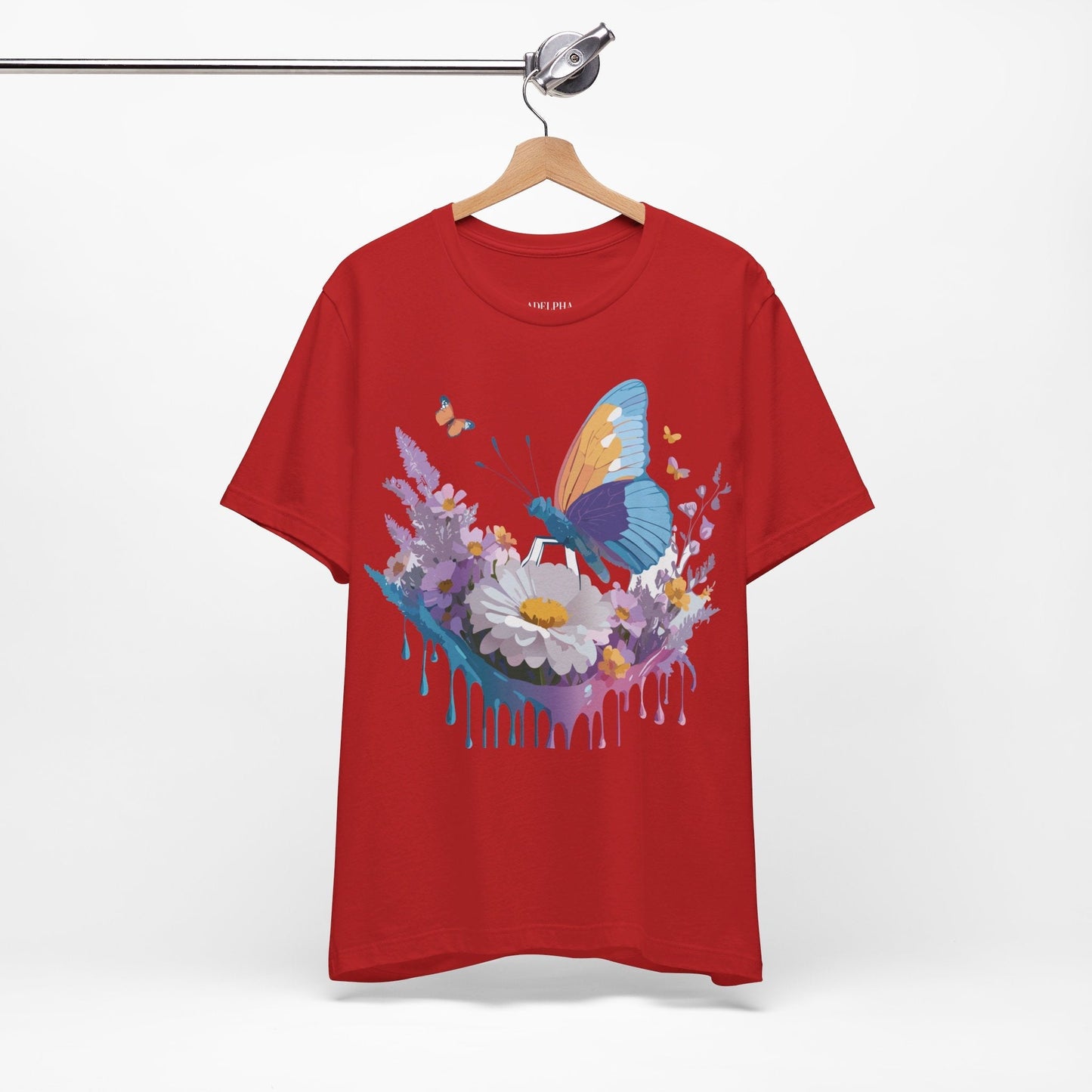 Adelpha Vintage Inspired Graphic Tee Unisex Short Sleeve Shirt