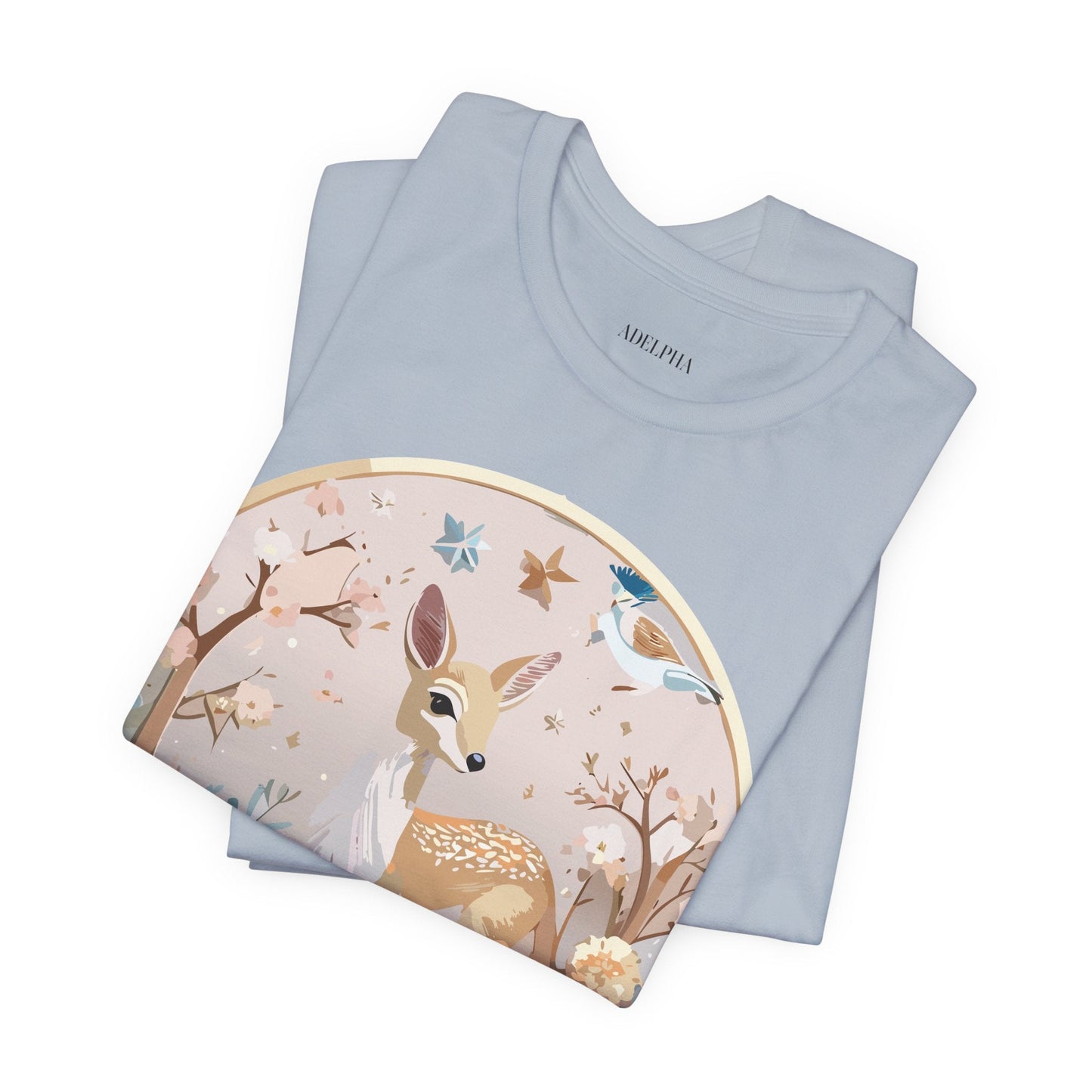Medallion Graphic Unisex 100 Cotton Vintage Animal Medal Artwork Tee 9