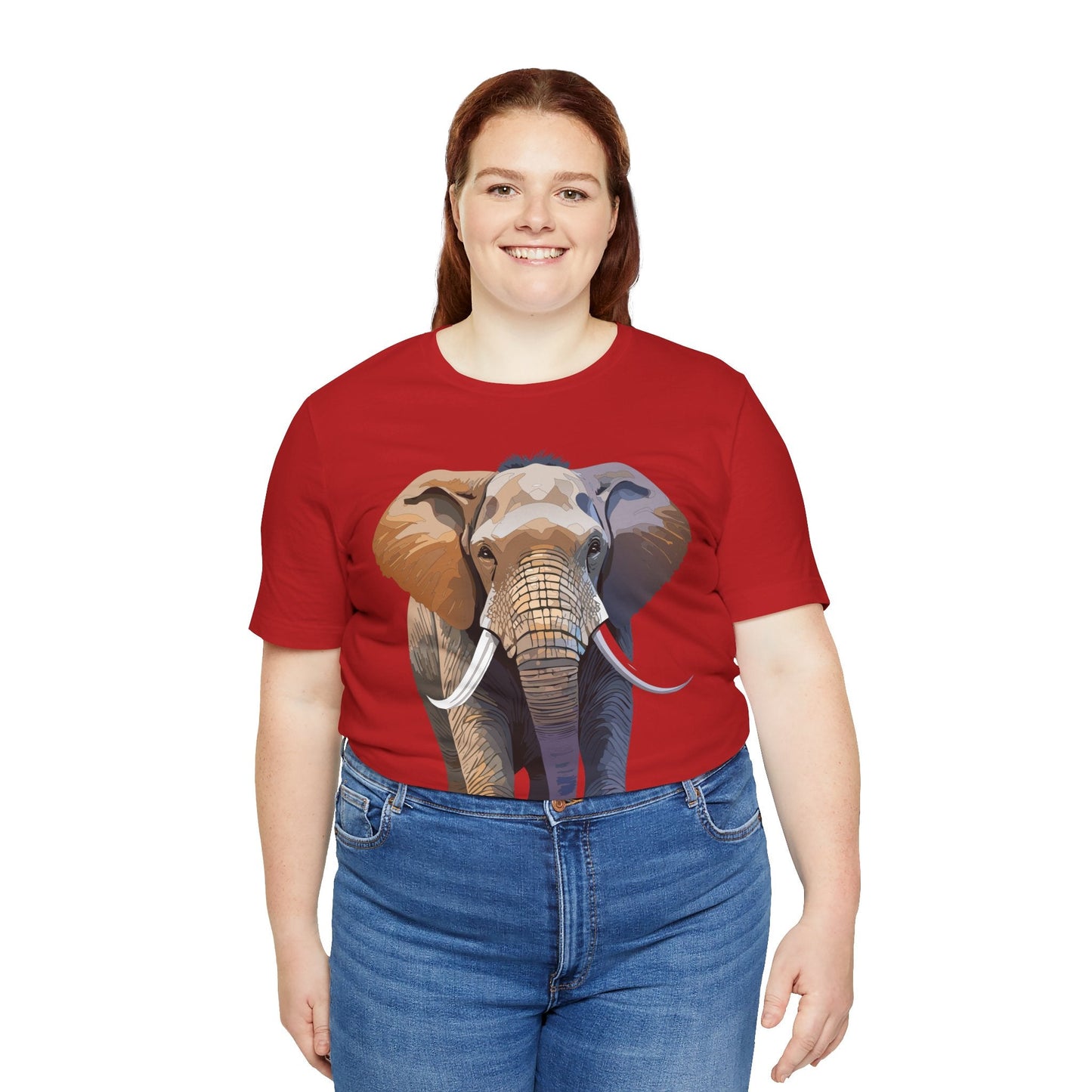 Unisex Animal Art Design Tee Shirt With Wildlife Animals Short Sleeve Everyday Comfort