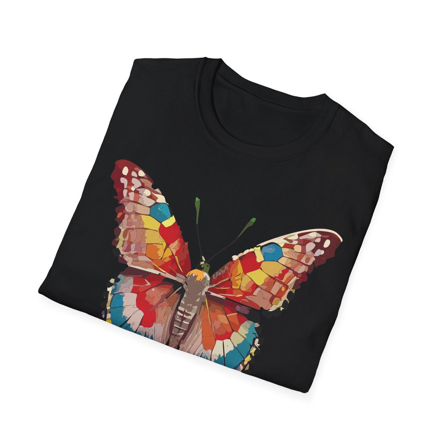 Butterfly Shirt Unisex Monarch Tee Softstyle 100 Percent Ring Spun Cotton Quality Gildan 64000