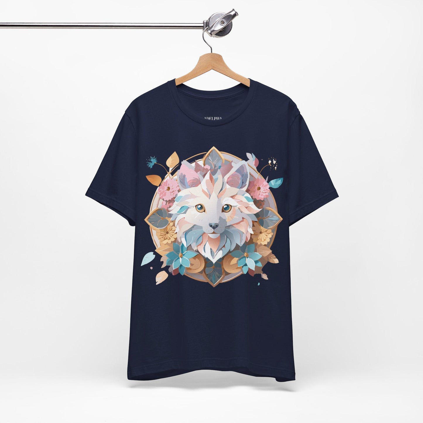 Medallion Graphic Unisex 100 Cotton Vintage Animal Medal Artwork Tee 89