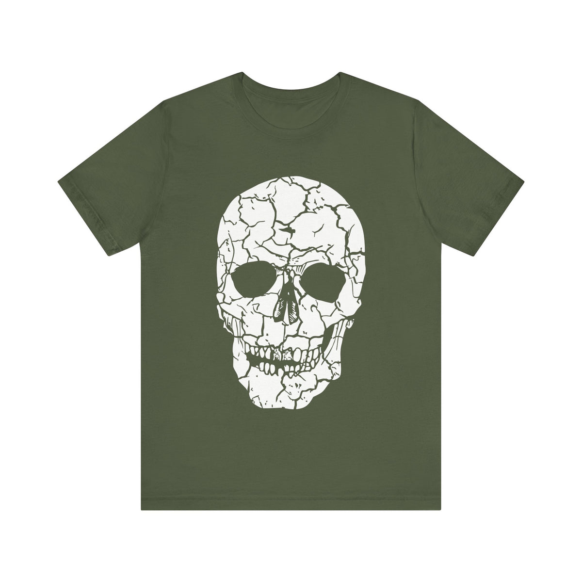 Camiseta unisex de algodón con calavera