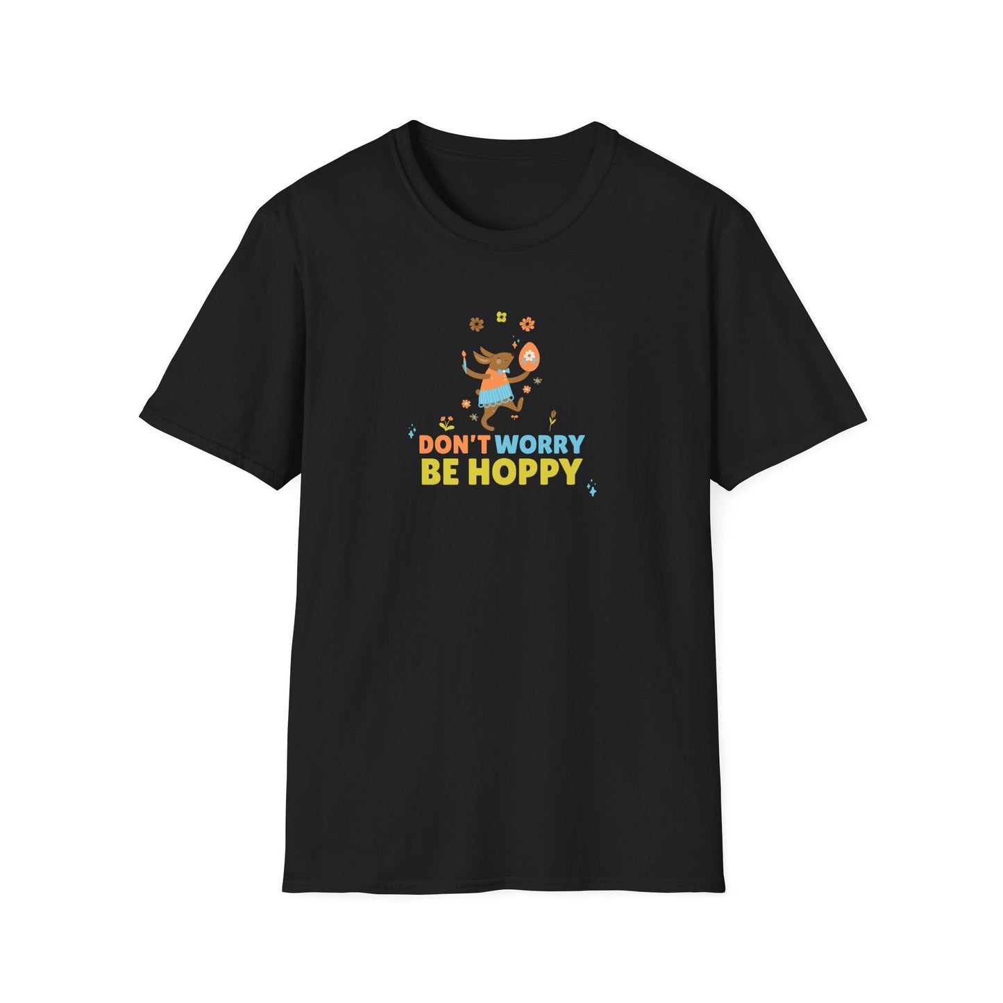 Easter Day T Shirt With Signature Art Design Unisex Softstyle Tee 64000 By Gildan