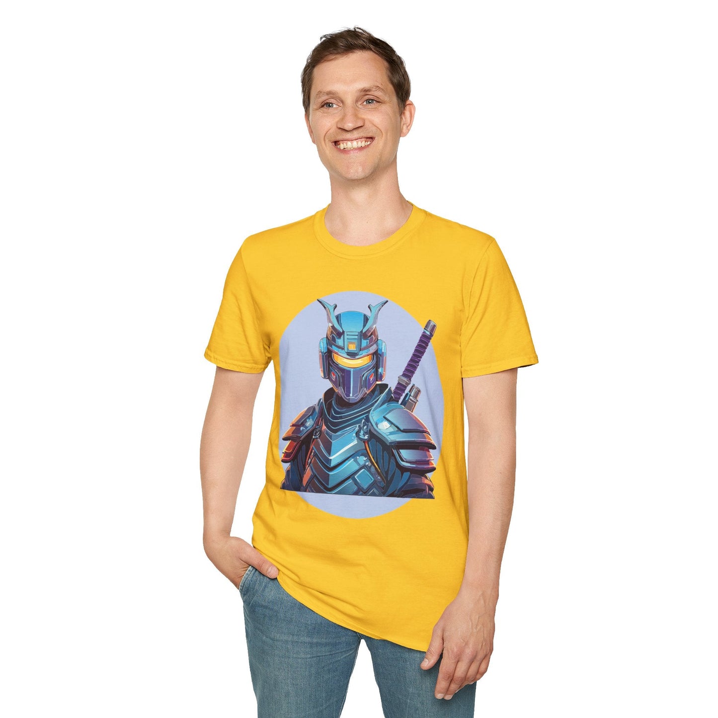 Samurai Shirt Unisex Softstyle Tee 64000 Gildan 100 Percent Ring Spun Cotton Comfort Fit