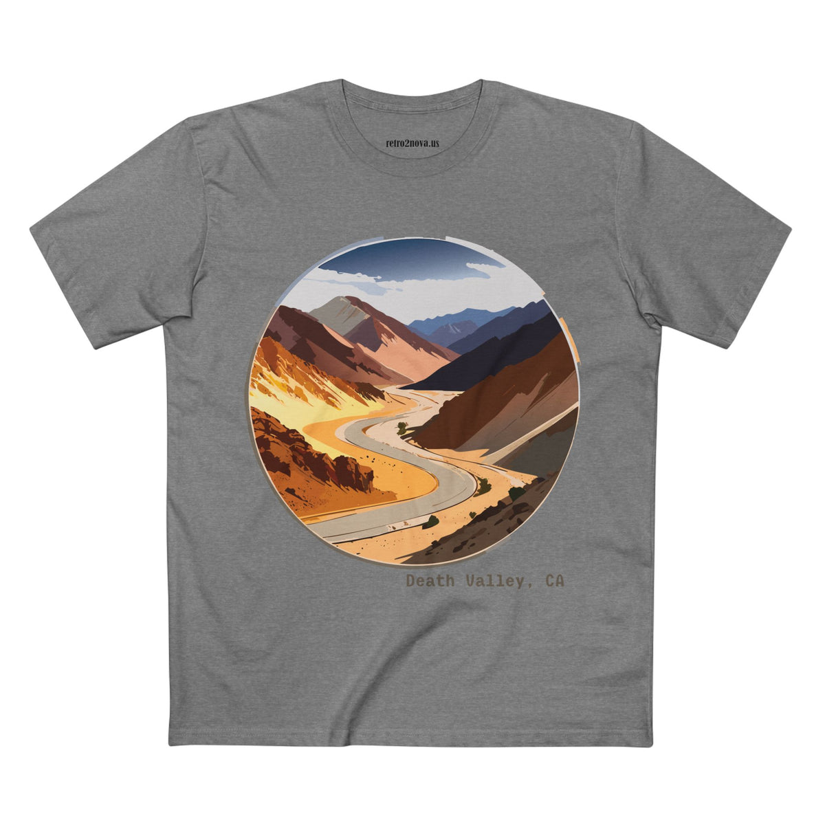 Death Valley Scenic Road Tee | Desert Landscape, California Highway