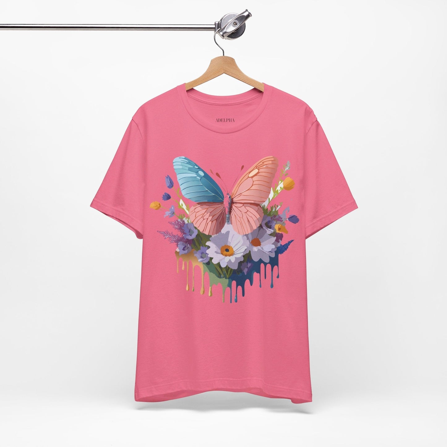 Butterfly Graphic Tee Unisex Art Design Shirt With Vintage Adelpha Artwork